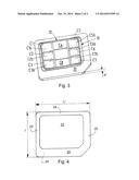 ASSEMBLY COMPRISING AN ADAPTER AND A SMART CARD diagram and image