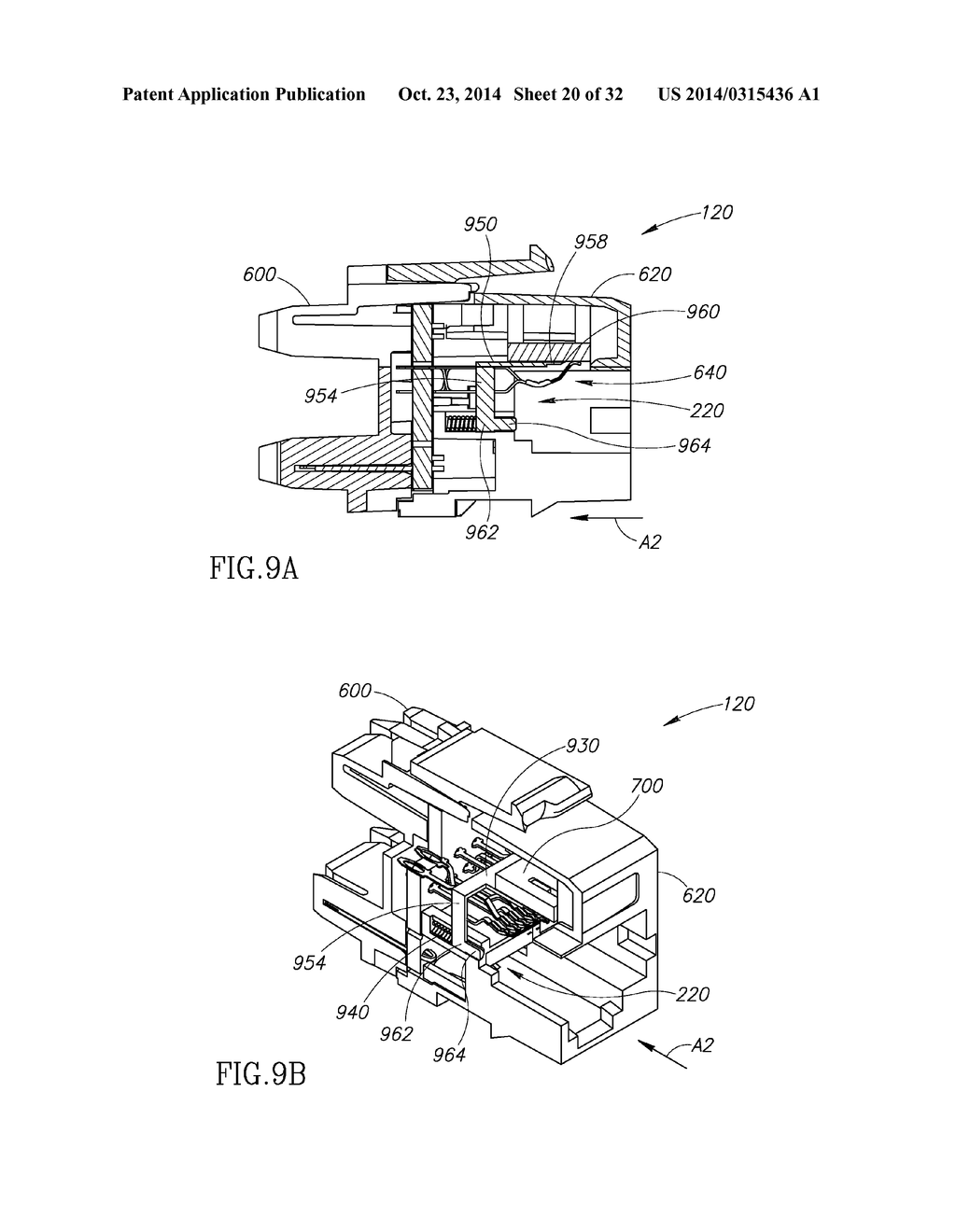 COMMUNICATION CONNECTORS HAVING SWITCHABLE ELECTRICAL PERFORMANCE     CHARACTERISTICS - diagram, schematic, and image 21