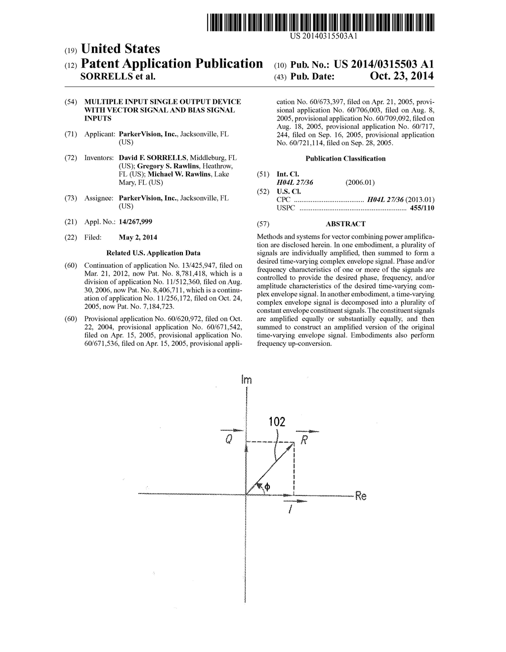 MULTIPLE INPUT SINGLE OUTPUT DEVICE WITH VECTOR SIGNAL AND BIAS SIGNAL     INPUTS - diagram, schematic, and image 01