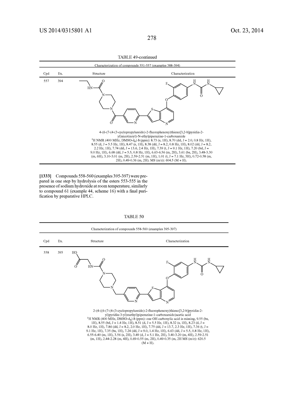 METHODS OF TREATMENT OF CELL PROLIFERATIVE AND/OR OPHTHALMIC DISEASES,     DISORDERS AND CONDITIONS USING  INHIBITORS OF PROTEIN TYROSINE KINASE     ACTIVITY - diagram, schematic, and image 279