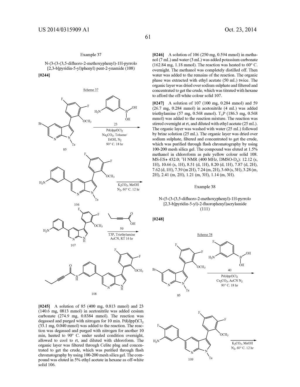 3,5-(Un)substituted-1H-pyrrolo[2,3-b]pyridine, 1H-pyrazolo[3,4-b]pyridine     and 5H- pyrrolo[2,3-b]pyrazine dual ITK and JAK3 Kinase Inhibitors - diagram, schematic, and image 62