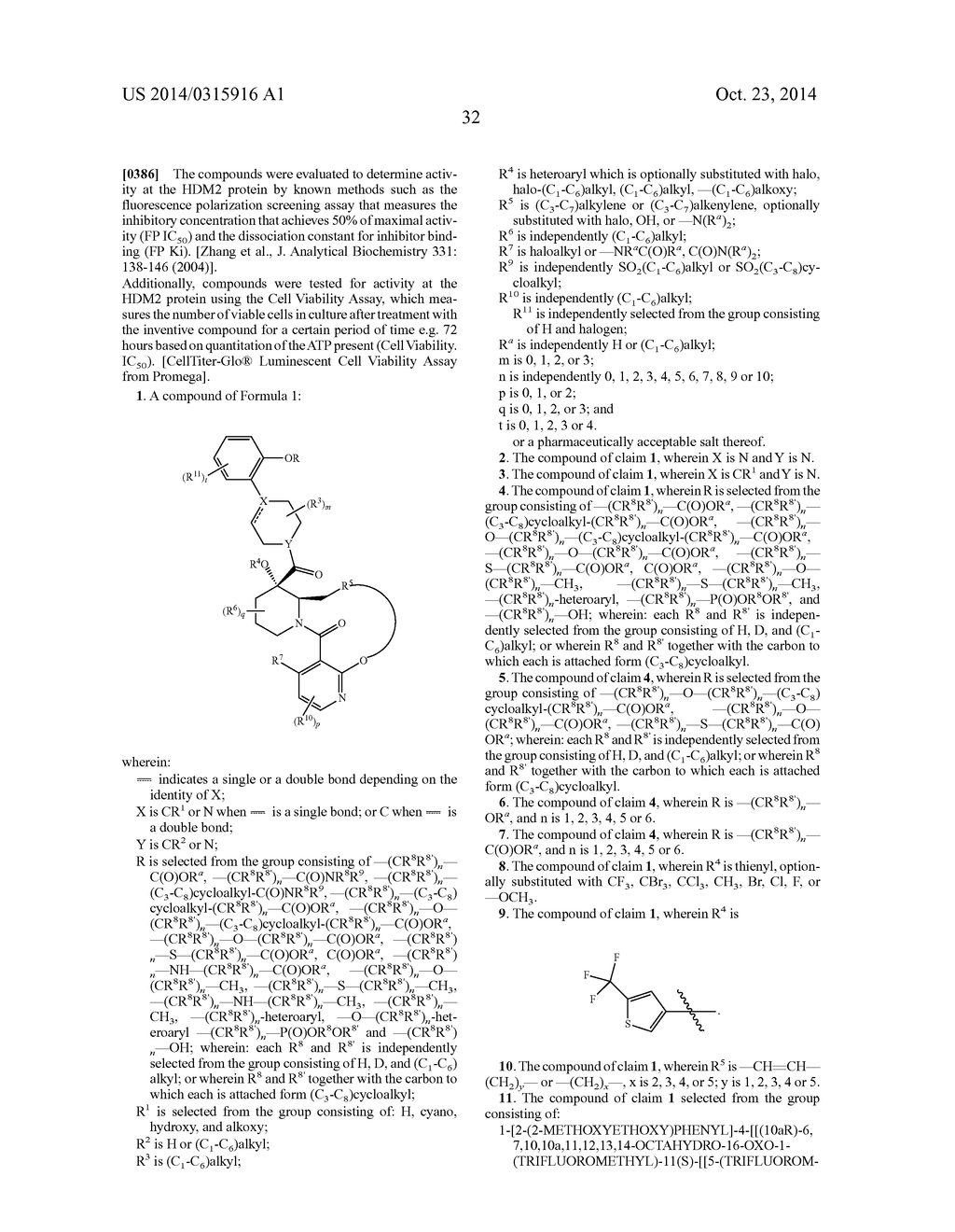 MACROCYCLES THAT INCREASE p53 ACTIVITY AND THE USES THEREOF - diagram, schematic, and image 33