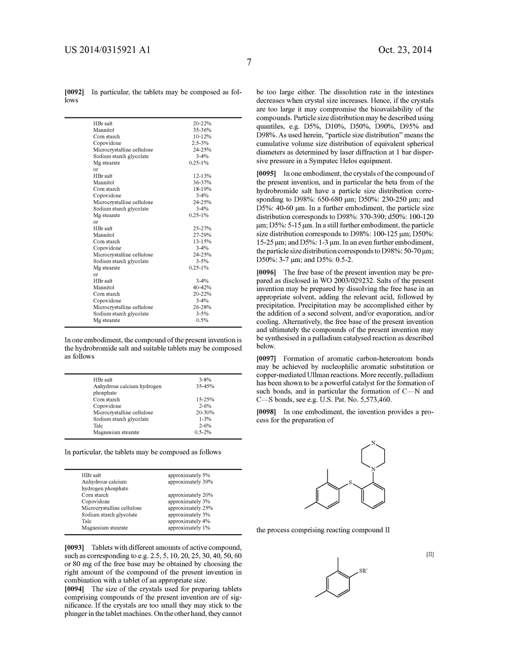 1-[2-(2,4-Dimethylphenylsulfanyl)-Phenyl]Piperazine As A Compound With     Combined Serotonin Reuptake, 5-HT3 And 5-HT1a Activity For The Treatment     Of Cognitive Impairment - diagram, schematic, and image 30