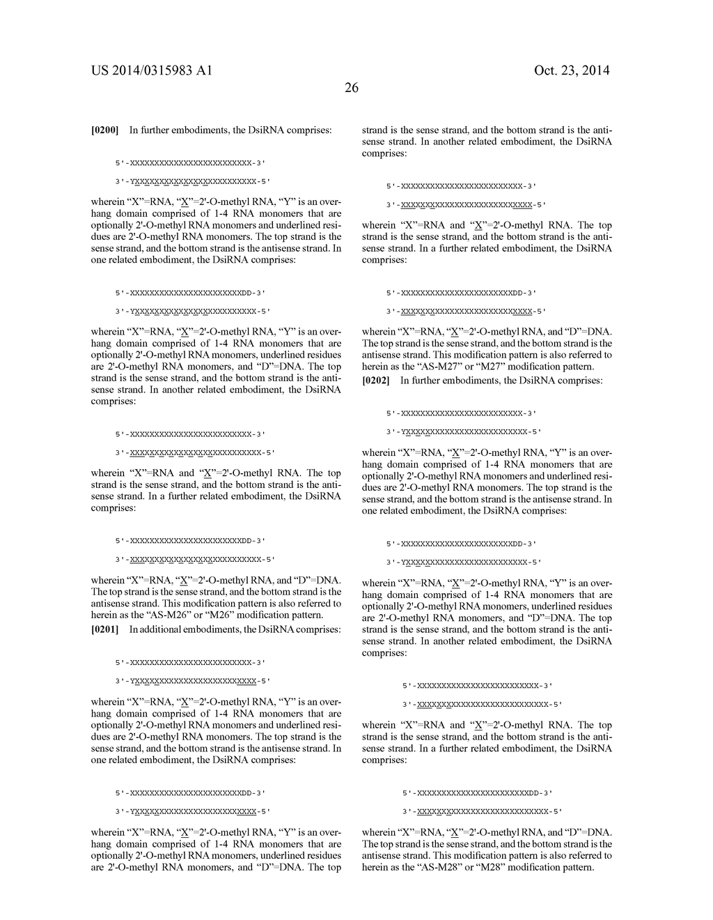 METHODS AND COMPOSITIONS FOR THE SPECIFIC INHIBITION OF MET BY DOUBLE     STRANDED RNA - diagram, schematic, and image 101