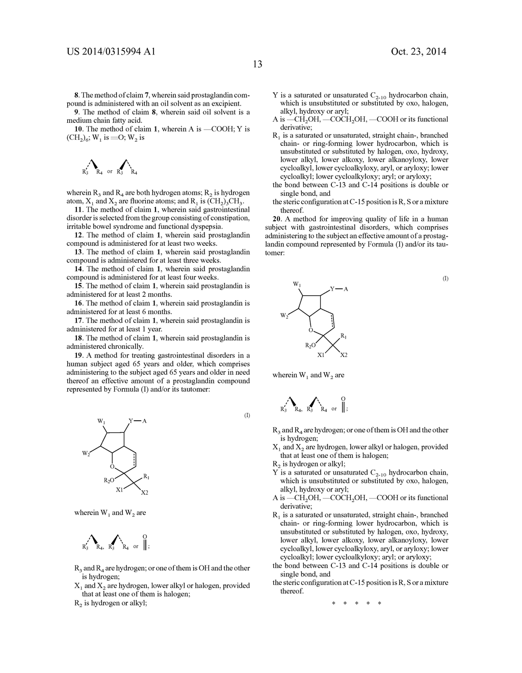 METHOD FOR TREATING GASTROINTESTINAL DISORDER - diagram, schematic, and image 21