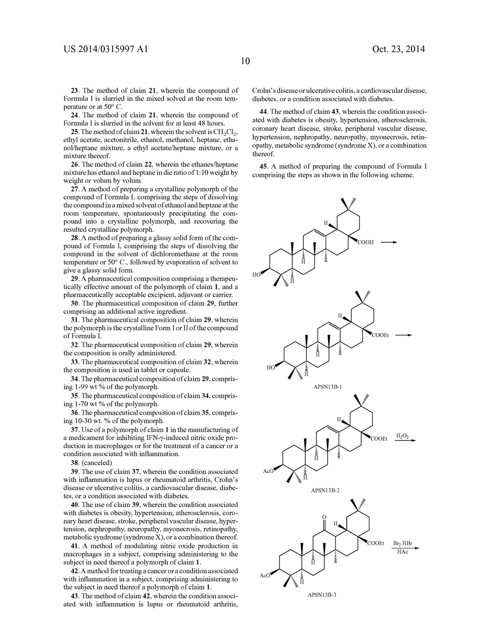 POLYMORPHS OF CDDO ETHYL ESTER AND USES THEREOF - diagram, schematic, and image 15