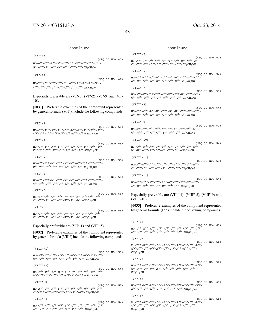 ENA NUCLEIC ACID PHARMACEUTICALS CAPABLE OF MODIFYING SPLICING OF mRNA     PRECURSORS - diagram, schematic, and image 106