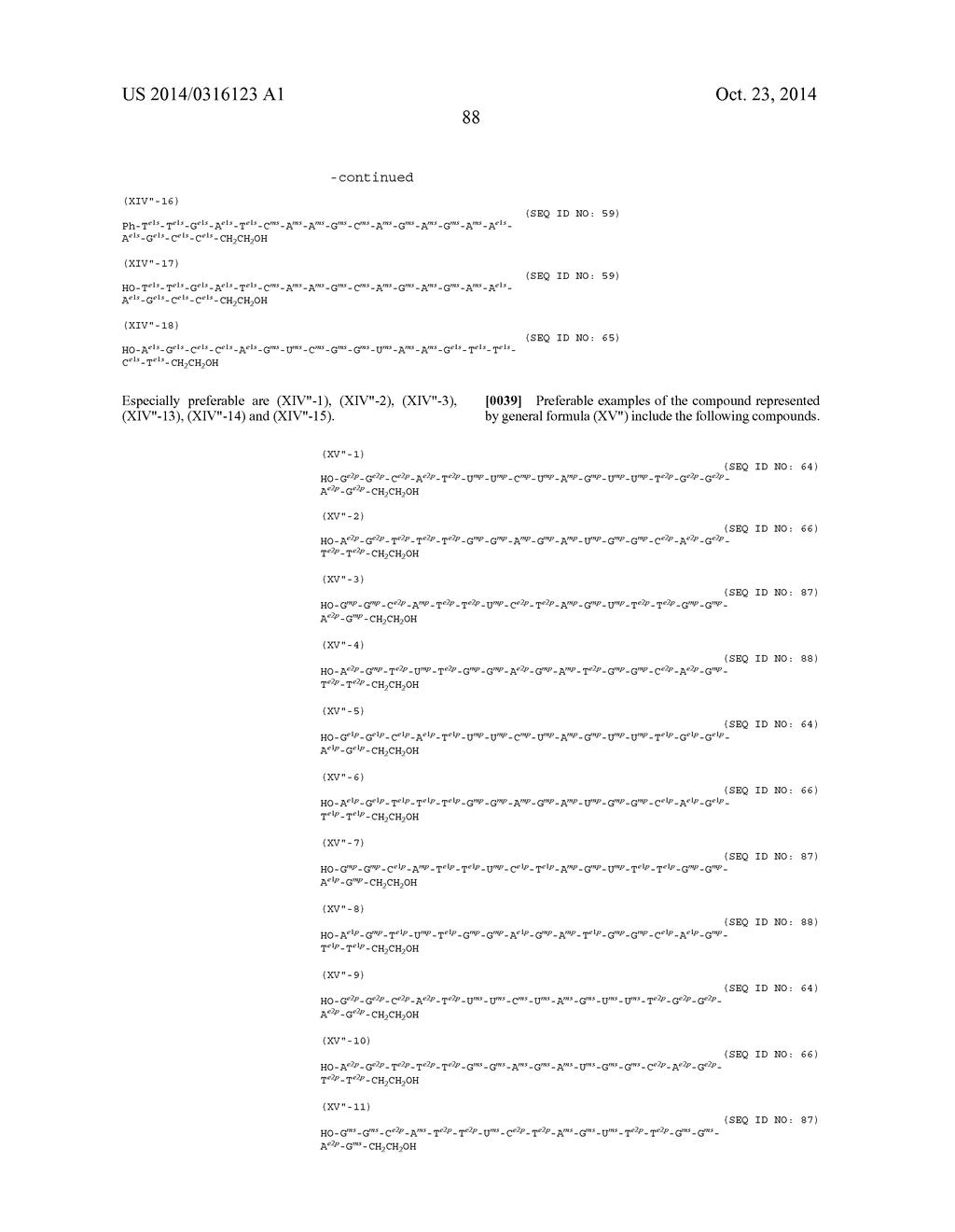 ENA NUCLEIC ACID PHARMACEUTICALS CAPABLE OF MODIFYING SPLICING OF mRNA     PRECURSORS - diagram, schematic, and image 111