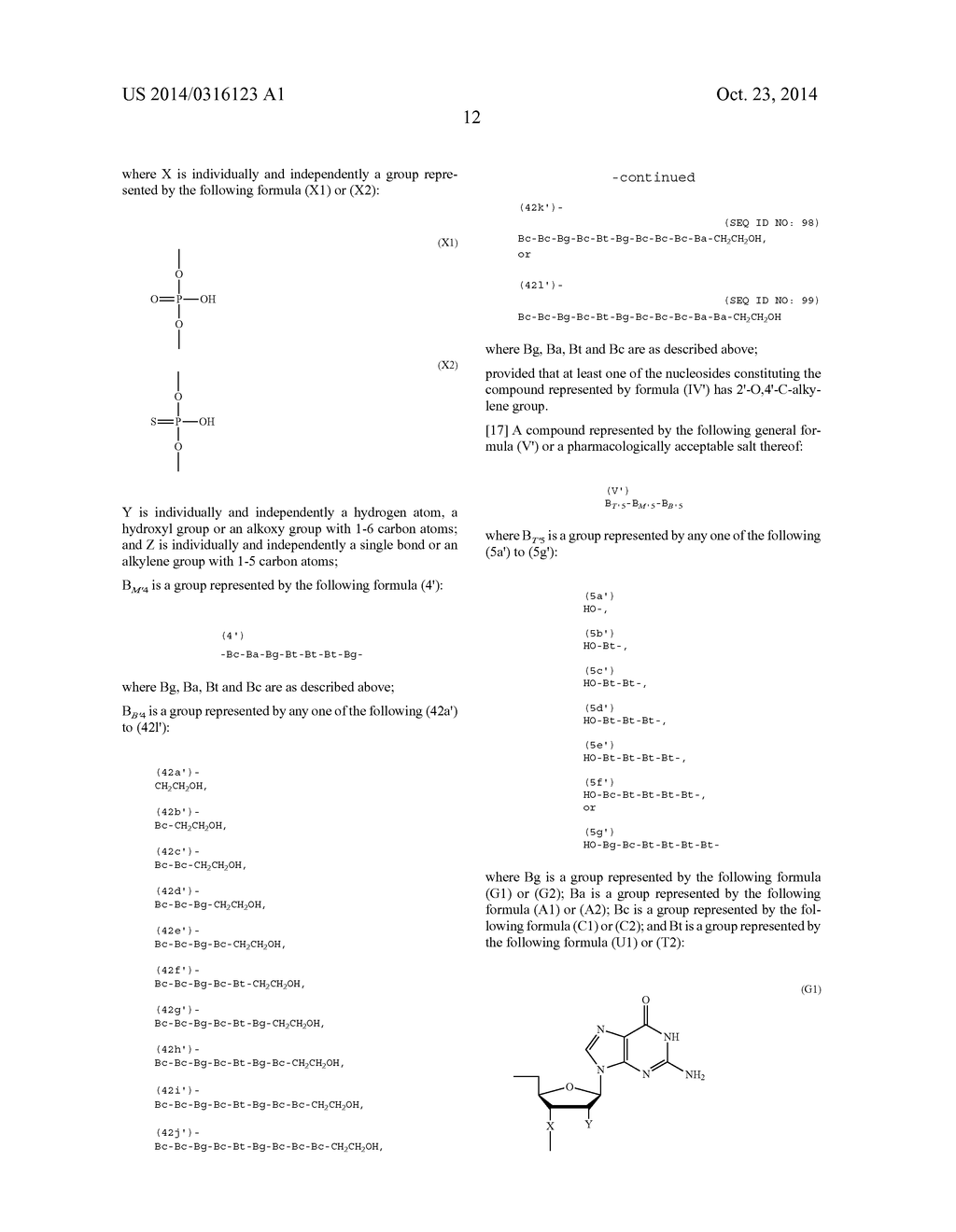 ENA NUCLEIC ACID PHARMACEUTICALS CAPABLE OF MODIFYING SPLICING OF mRNA     PRECURSORS - diagram, schematic, and image 35