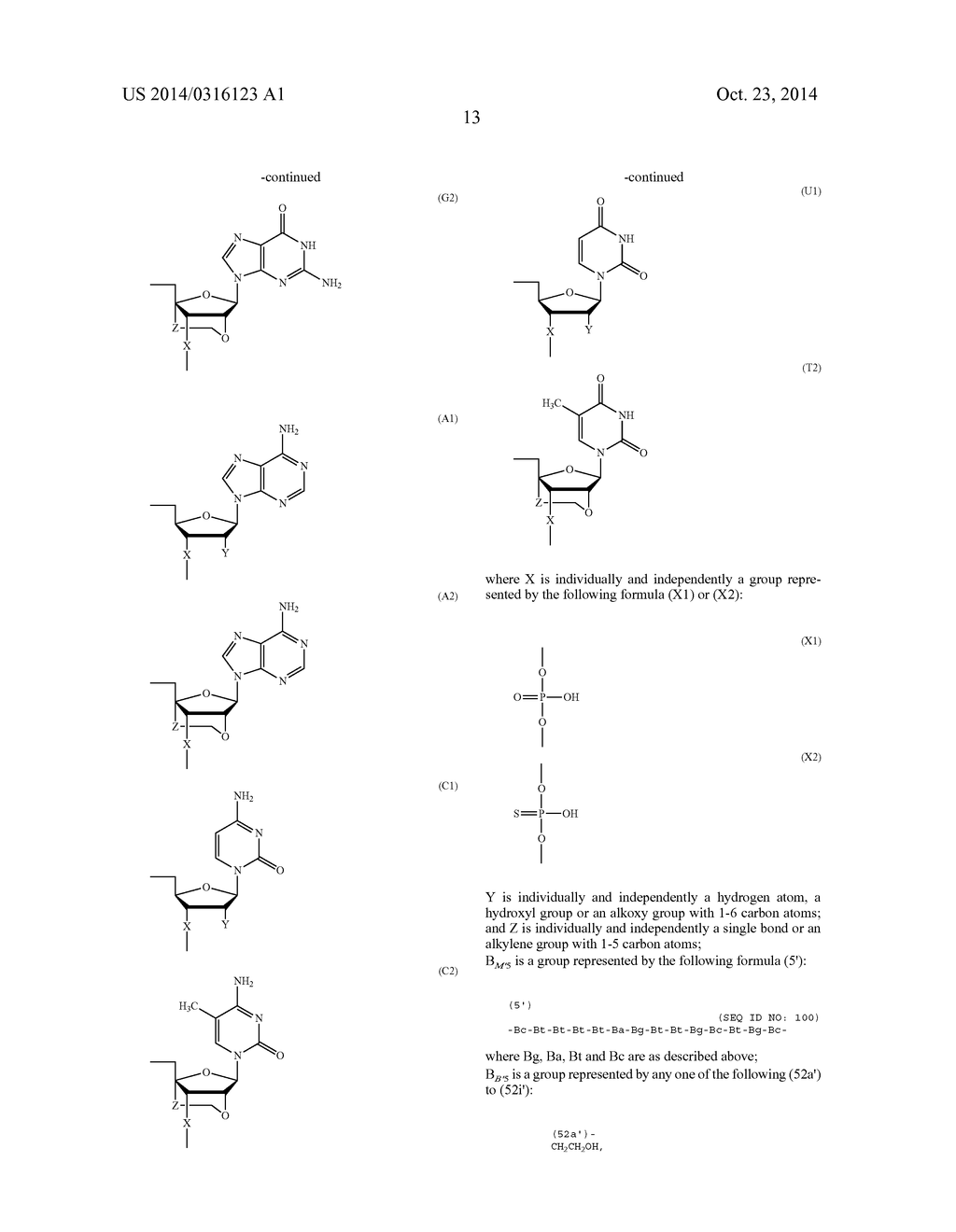 ENA NUCLEIC ACID PHARMACEUTICALS CAPABLE OF MODIFYING SPLICING OF mRNA     PRECURSORS - diagram, schematic, and image 36