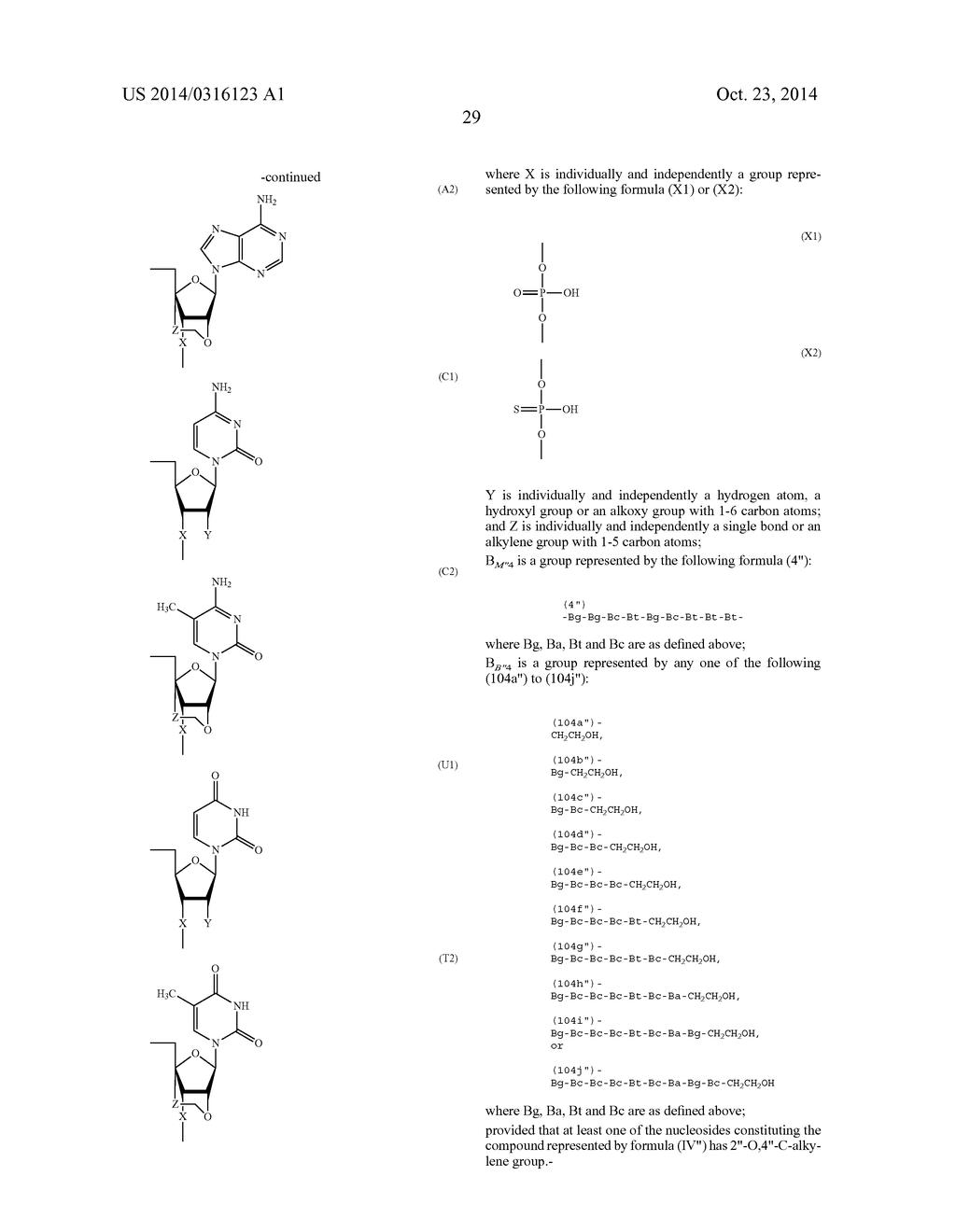 ENA NUCLEIC ACID PHARMACEUTICALS CAPABLE OF MODIFYING SPLICING OF mRNA     PRECURSORS - diagram, schematic, and image 52