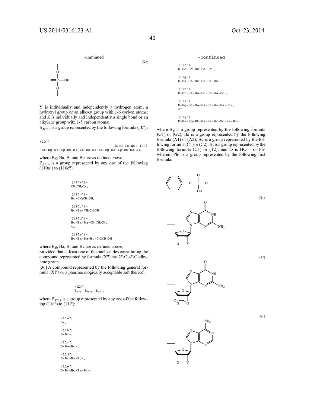 ENA NUCLEIC ACID PHARMACEUTICALS CAPABLE OF MODIFYING SPLICING OF mRNA     PRECURSORS - diagram, schematic, and image 63