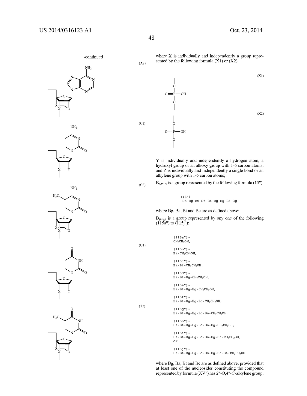 ENA NUCLEIC ACID PHARMACEUTICALS CAPABLE OF MODIFYING SPLICING OF mRNA     PRECURSORS - diagram, schematic, and image 71