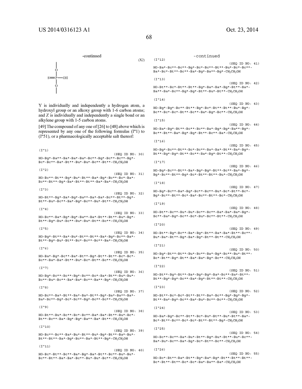 ENA NUCLEIC ACID PHARMACEUTICALS CAPABLE OF MODIFYING SPLICING OF mRNA     PRECURSORS - diagram, schematic, and image 91