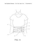 Lumbar Cryotherapy Belt with Access Window diagram and image