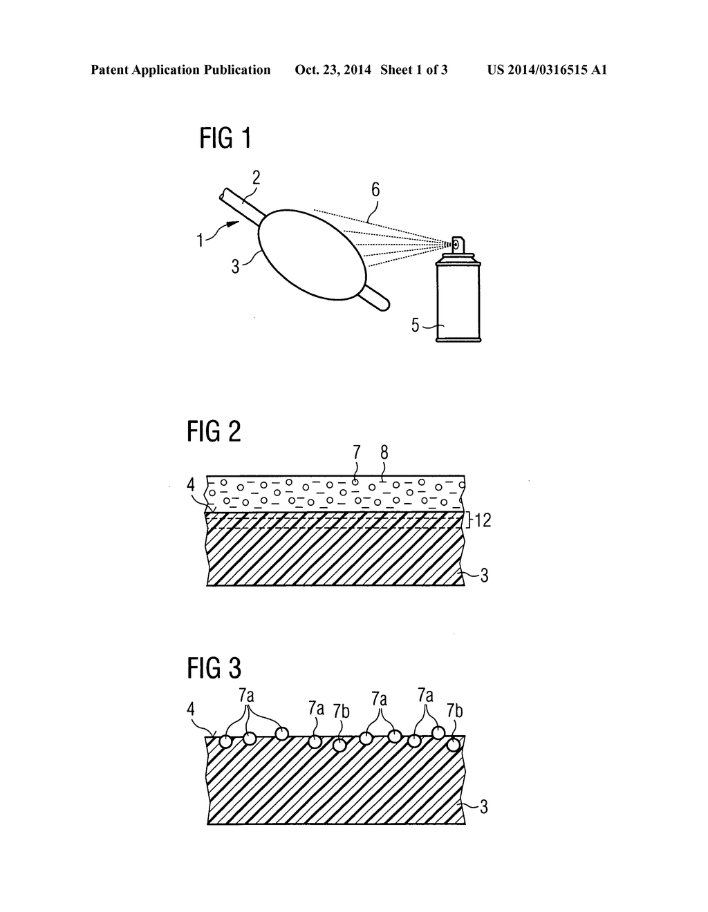 Method for producing a bioactive surface on an endoprosthesis or on the     balloon of a balloon catheter - diagram, schematic, and image 02