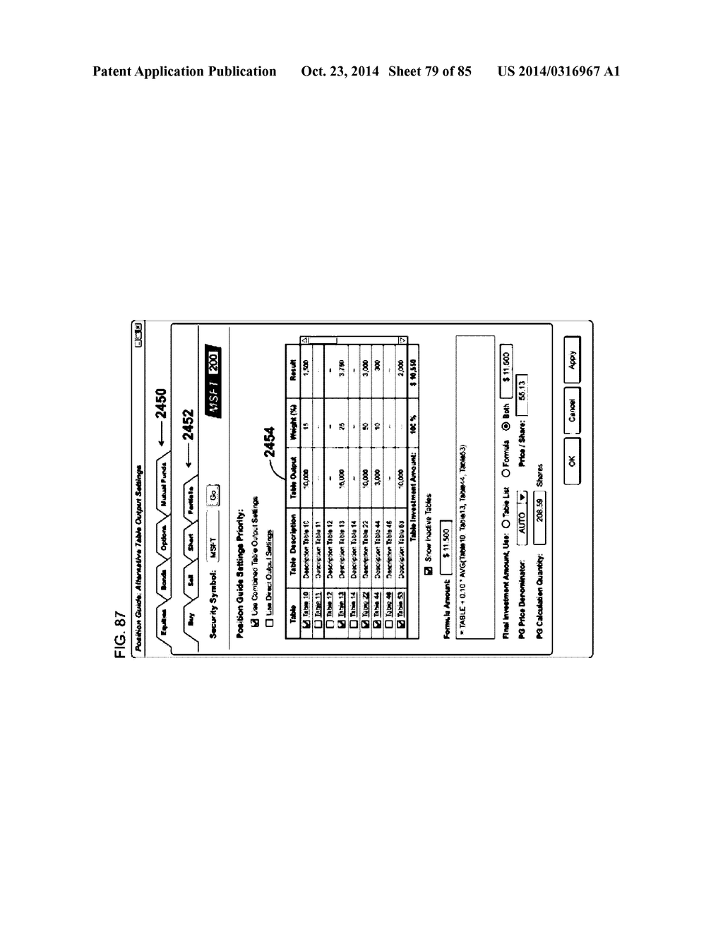 Method of buying or selling items and a user interface to facilitate the     same - diagram, schematic, and image 80