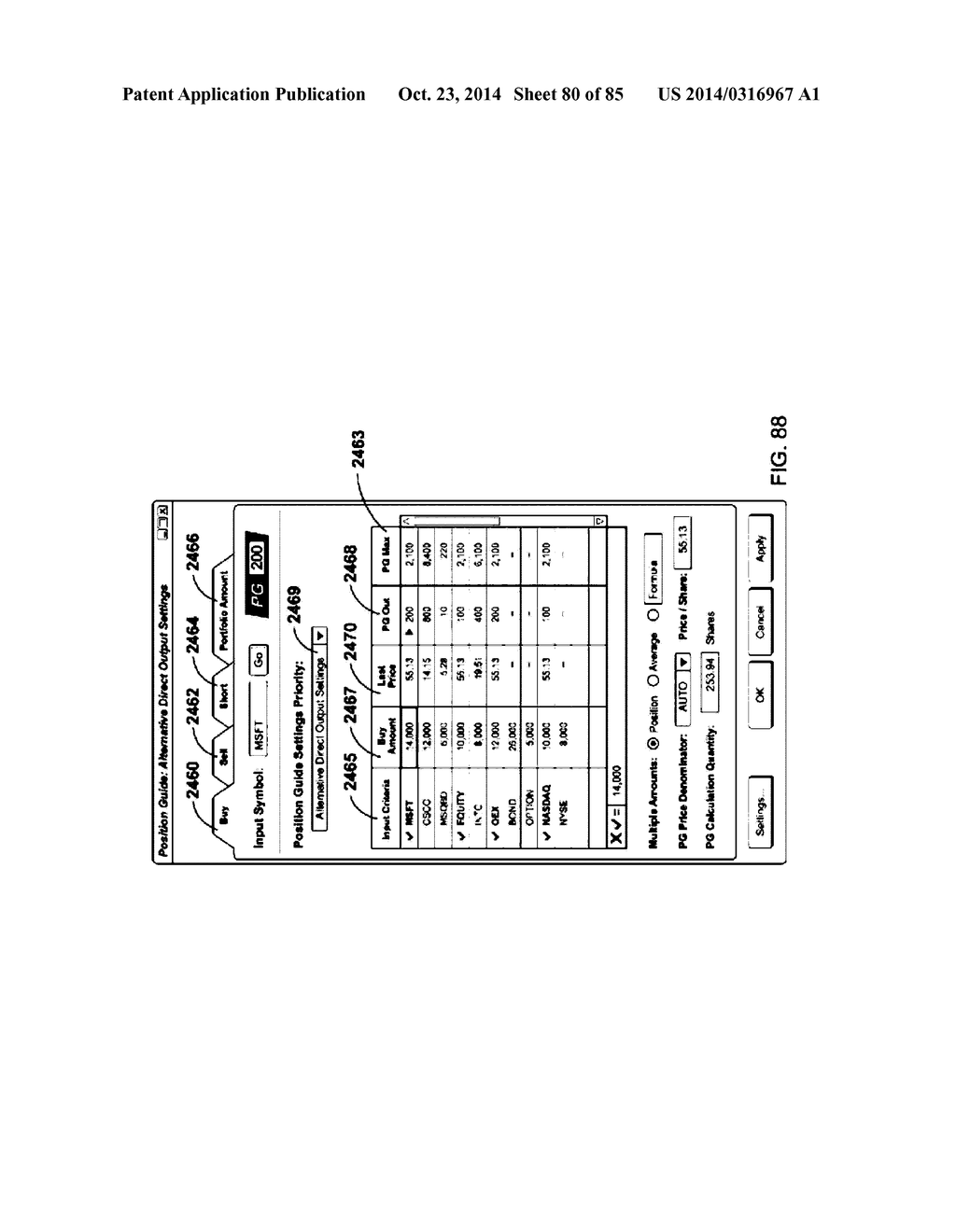 Method of buying or selling items and a user interface to facilitate the     same - diagram, schematic, and image 81