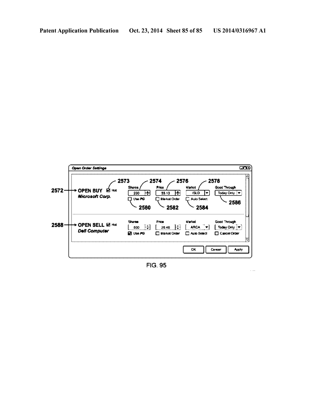 Method of buying or selling items and a user interface to facilitate the     same - diagram, schematic, and image 86