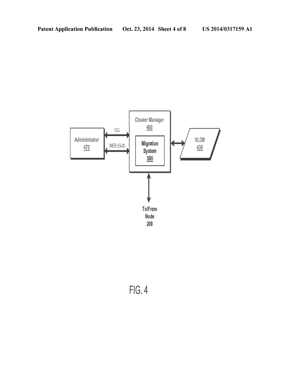 TRANSPARENTLY MIGRATING A STORAGE OBJECT BETWEEN NODES IN A CLUSTERED     STORAGE SYSTEM - diagram, schematic, and image 05