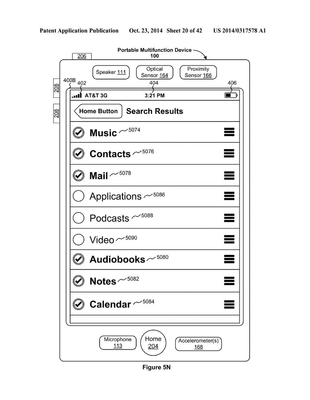 Multifunction Device with Integrated Search and Application Selection - diagram, schematic, and image 21