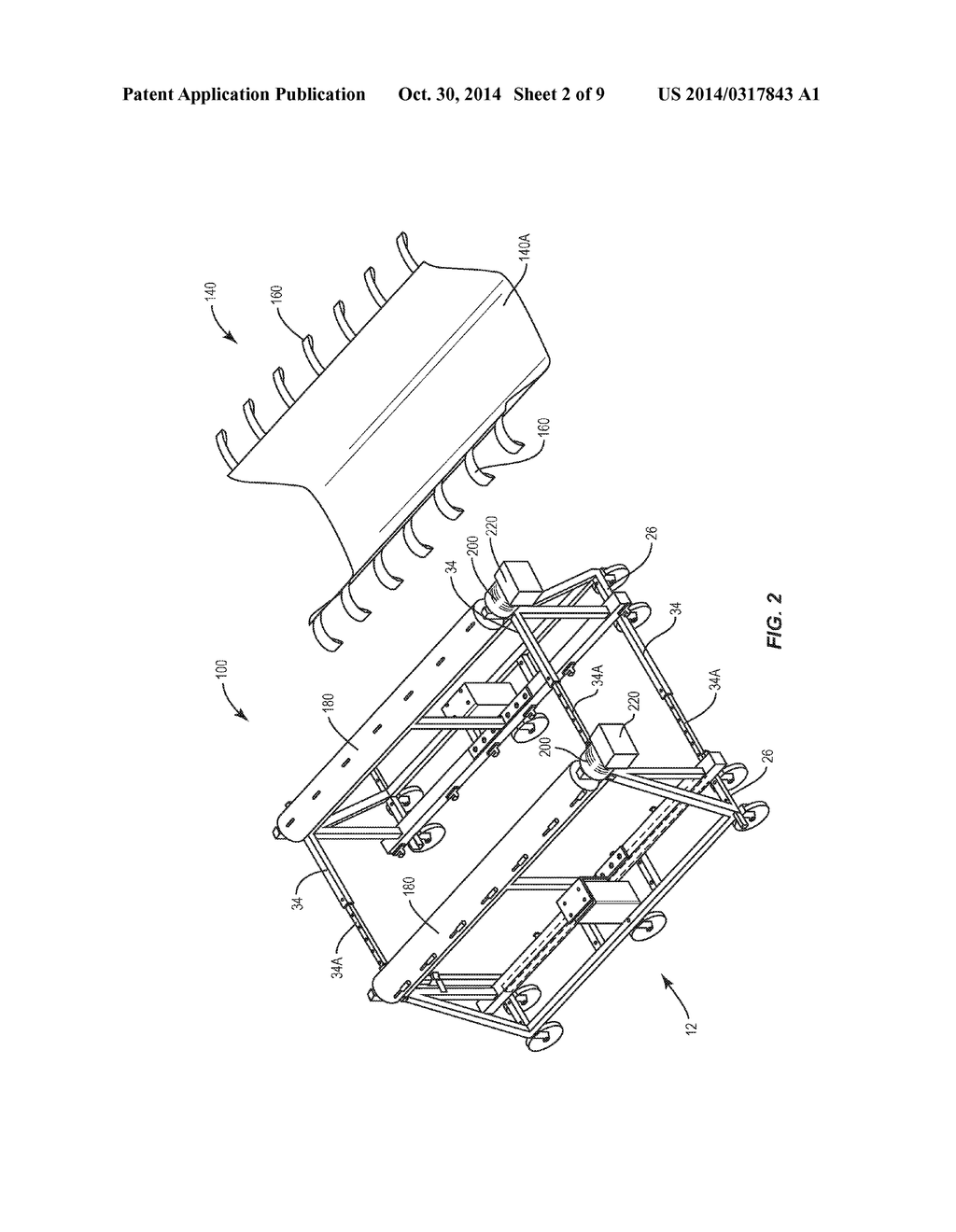 PATIENT LIFTING DEVICE USING TAKE-UP ROLLERS - diagram, schematic, and image 03