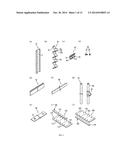 PREFABRICATED WALL FRAME FOR CONSTRUCTION AND CEILING FRAME USING SAME diagram and image