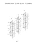 PREFABRICATED WALL FRAME FOR CONSTRUCTION AND CEILING FRAME USING SAME diagram and image