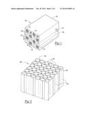 CERAMIC FILTER FOR EXHAUST GAS PARTICULATES HAVING ASYMMETRIC CHANNELS diagram and image