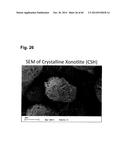 Fibrous Structured Amorphous Silica Including Precipitated Calcium     Carbonate, Compositions of Matter Made Therewith, and Methods of Use     Thereof diagram and image