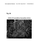 Fibrous Structured Amorphous Silica Including Precipitated Calcium     Carbonate, Compositions of Matter Made Therewith, and Methods of Use     Thereof diagram and image