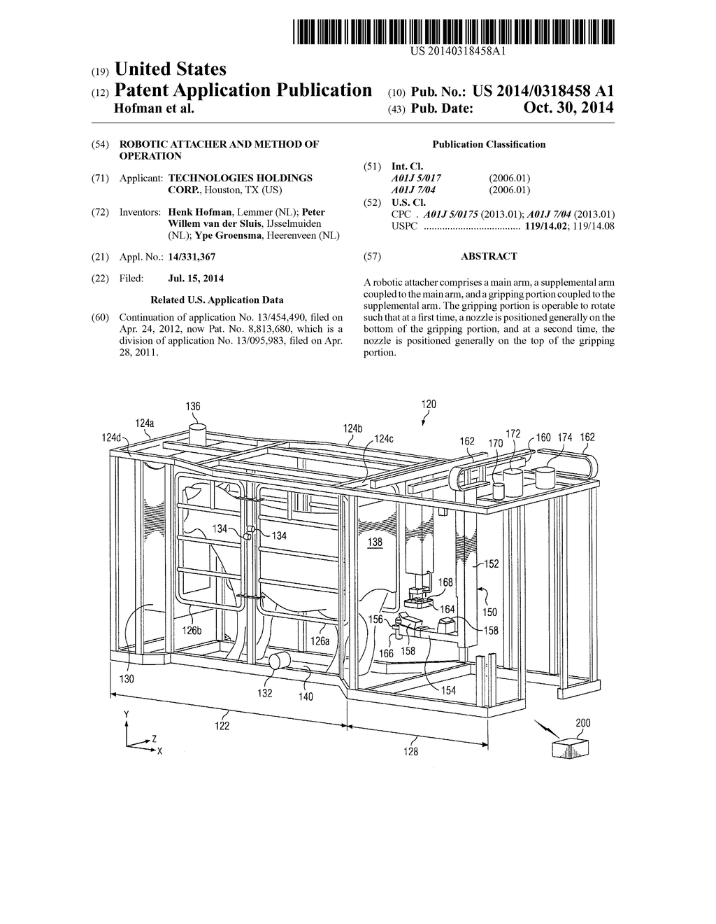 ROBOTIC ATTACHER AND METHOD OF OPERATION - diagram, schematic, and image 01