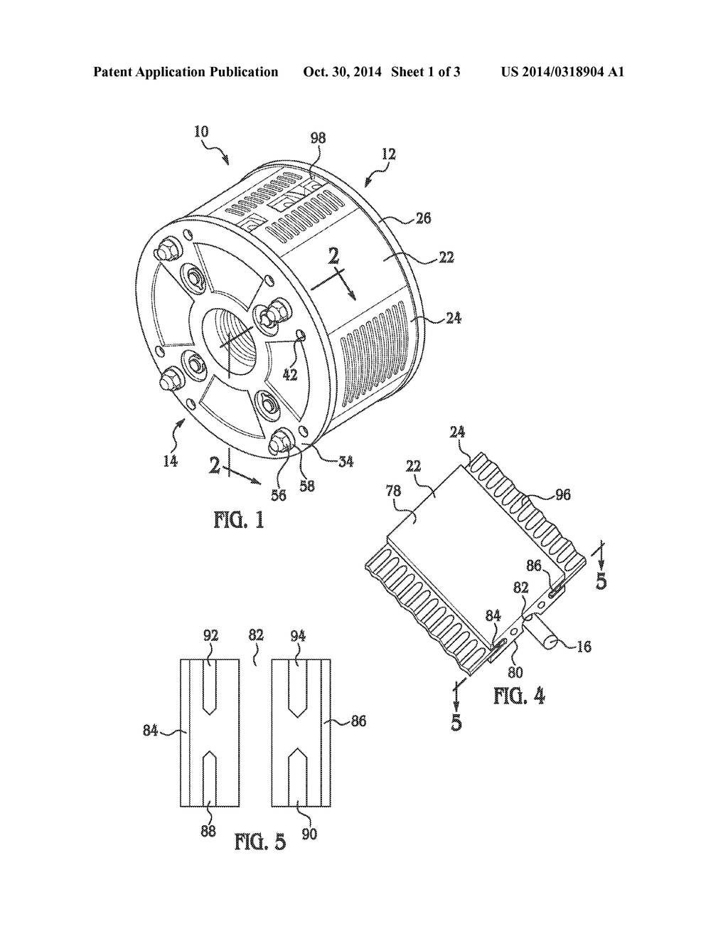 Liquid Cooled Brake With Support Columns - diagram, schematic, and image 02