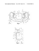 DISK BRAKE WITH STABILIZED BRAKE PADS, AND RELATED METHODS FOR ASSEMBLING     AND REPLACING A PAD diagram and image