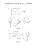 DEVICE FOR STORING ITEMS IN A WALLET AND OTHER CARRYING CASES diagram and image