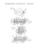 Shower head with blockable control disc rotary movement diagram and image