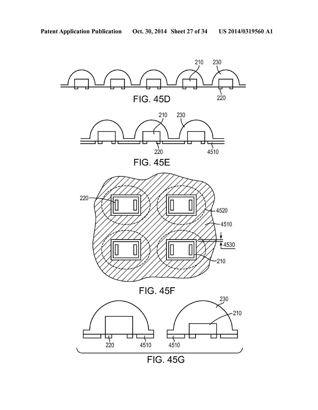 LIGHT-EMITTING DIES INCORPORATING WAVELENGTH-CONVERSION MATERIALS AND     RELATED METHODS - diagram, schematic, and image 28