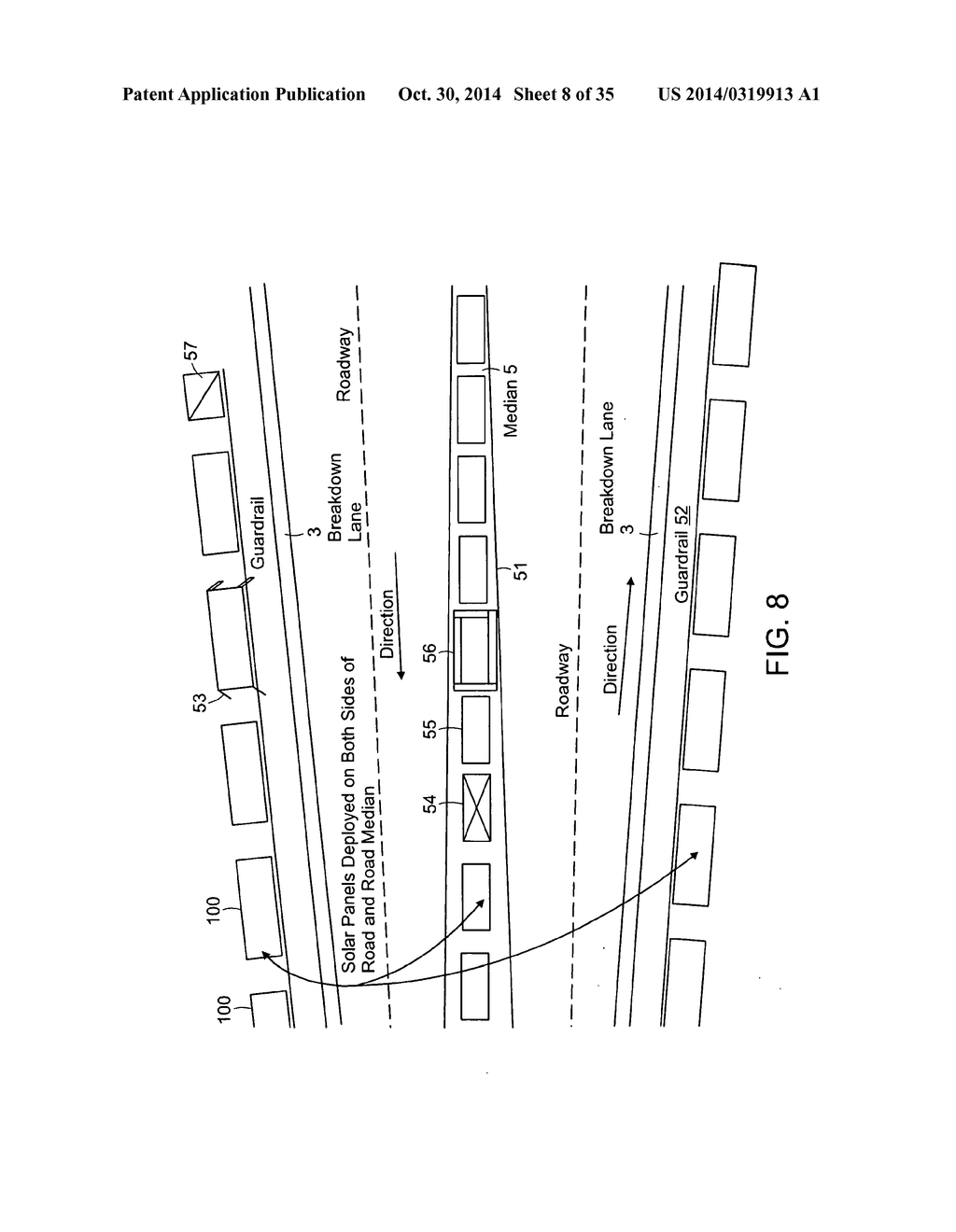 SYSTEM AND METHOD FOR CREATING A NETWORKED INFRASTRUCTURE DISTRIBUTION     PLATFORM OF SMALL FIXED AND VEHICLE BASED WIND ENERGY GATHERING DEVICES     ALONG ROADWAYS - diagram, schematic, and image 09