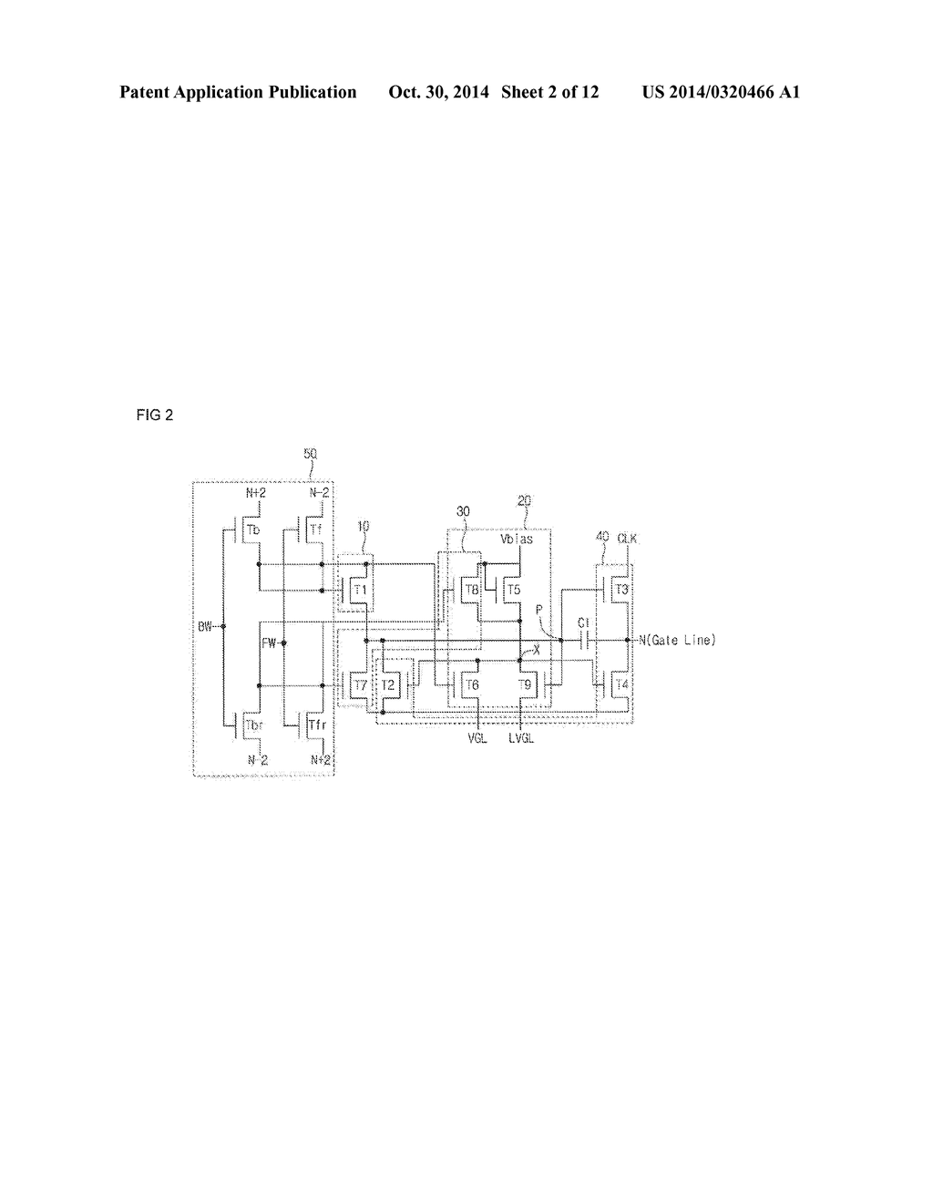 Shift Register and Gate Driving Circuit Using the Same - diagram, schematic, and image 03