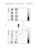 ELECTRONIC DEVICE AND ICON ARRANGEMENT METHOD THEREFOR diagram and image