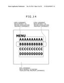 CHARACTER HIGHLIGHTING CONTROL APPARATUS, DISPLAY APPARATUS, HIGHLIGHTING     DISPLAY CONTROL METHOD, AND COMPUTER PROGRAM diagram and image