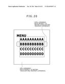 CHARACTER HIGHLIGHTING CONTROL APPARATUS, DISPLAY APPARATUS, HIGHLIGHTING     DISPLAY CONTROL METHOD, AND COMPUTER PROGRAM diagram and image