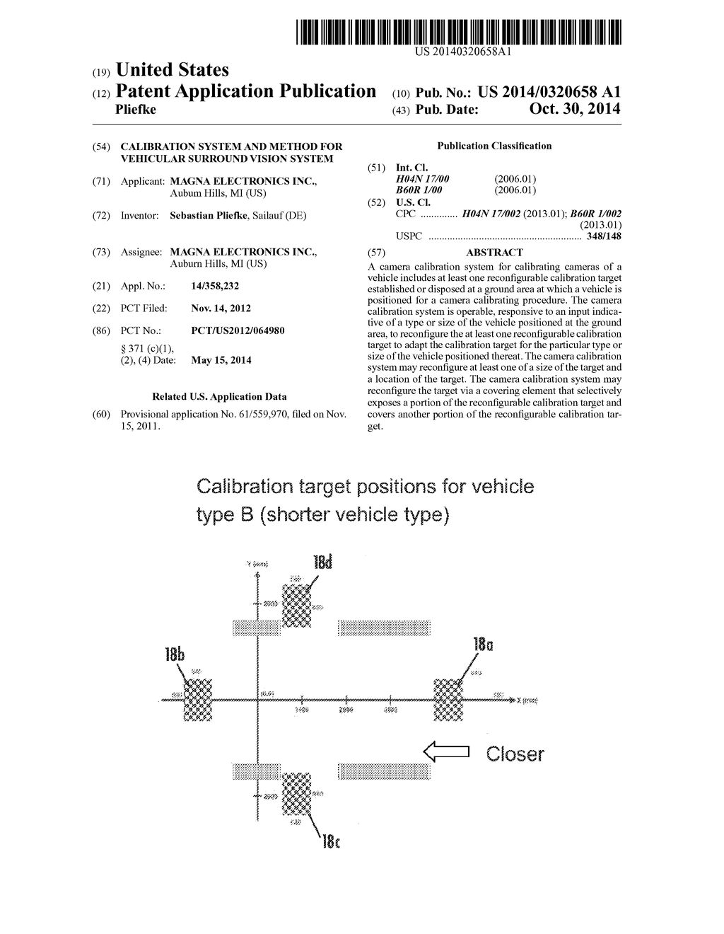 CALIBRATION SYSTEM AND METHOD FOR VEHICULAR SURROUND VISION SYSTEM - diagram, schematic, and image 01