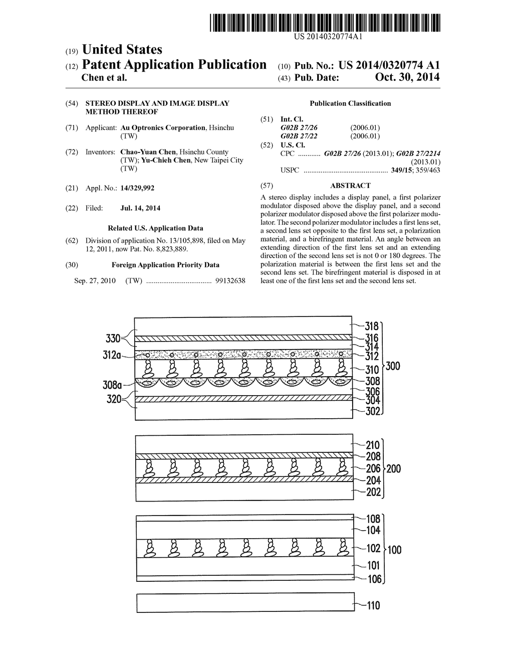 STEREO DISPLAY AND IMAGE DISPLAY METHOD THEREOF - diagram, schematic, and image 01