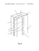 ANTI-REFLECTING COVERING STRUCTURE WITH A DIFFRACTION GRATING USING     RESONANT ELEMENTS diagram and image