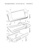 PORTABLE ELECTRONIC DEVICE CASE WITH BATTERY diagram and image