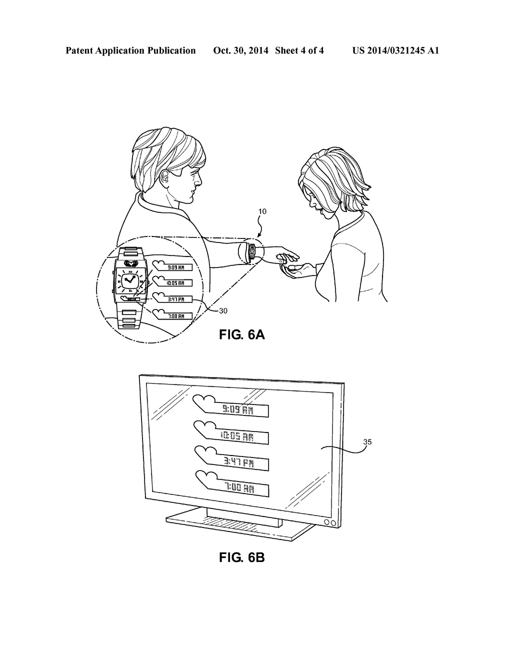 Timepiece with Secondary Display for Showing Logged Event Times - diagram, schematic, and image 05