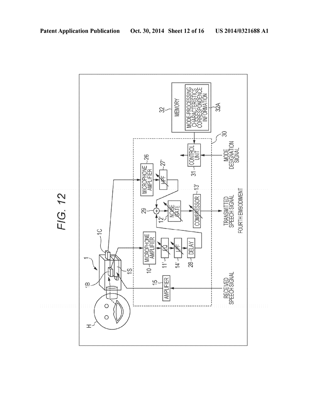 EARHOLE-WEARABLE SOUND COLLECTION DEVICE, SIGNAL PROCESSING DEVICE, AND     SOUND COLLECTION METHOD - diagram, schematic, and image 13