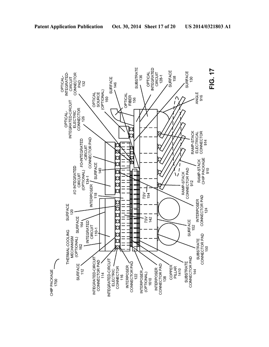 HYBRID-INTEGRATED PHOTONIC CHIP PACKAGE WITH AN INTERPOSER - diagram, schematic, and image 18