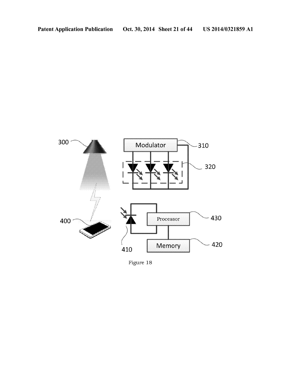 Methods and Devices for Transmitting /Obtaining Information by Visible     Light Signals - diagram, schematic, and image 22